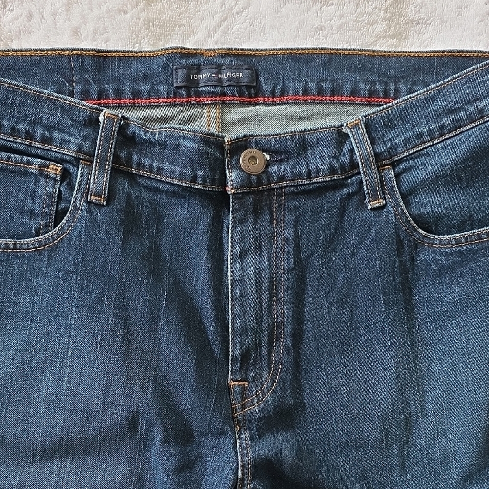 Tommy Hilfiger Men's Blue Straight Jeans